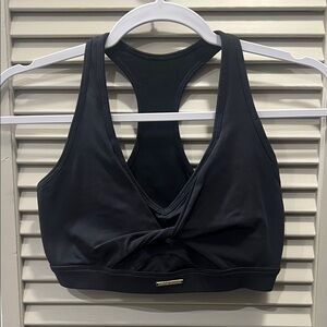 Gymshark X Whitney Simmons Black Mesh Sports Bra